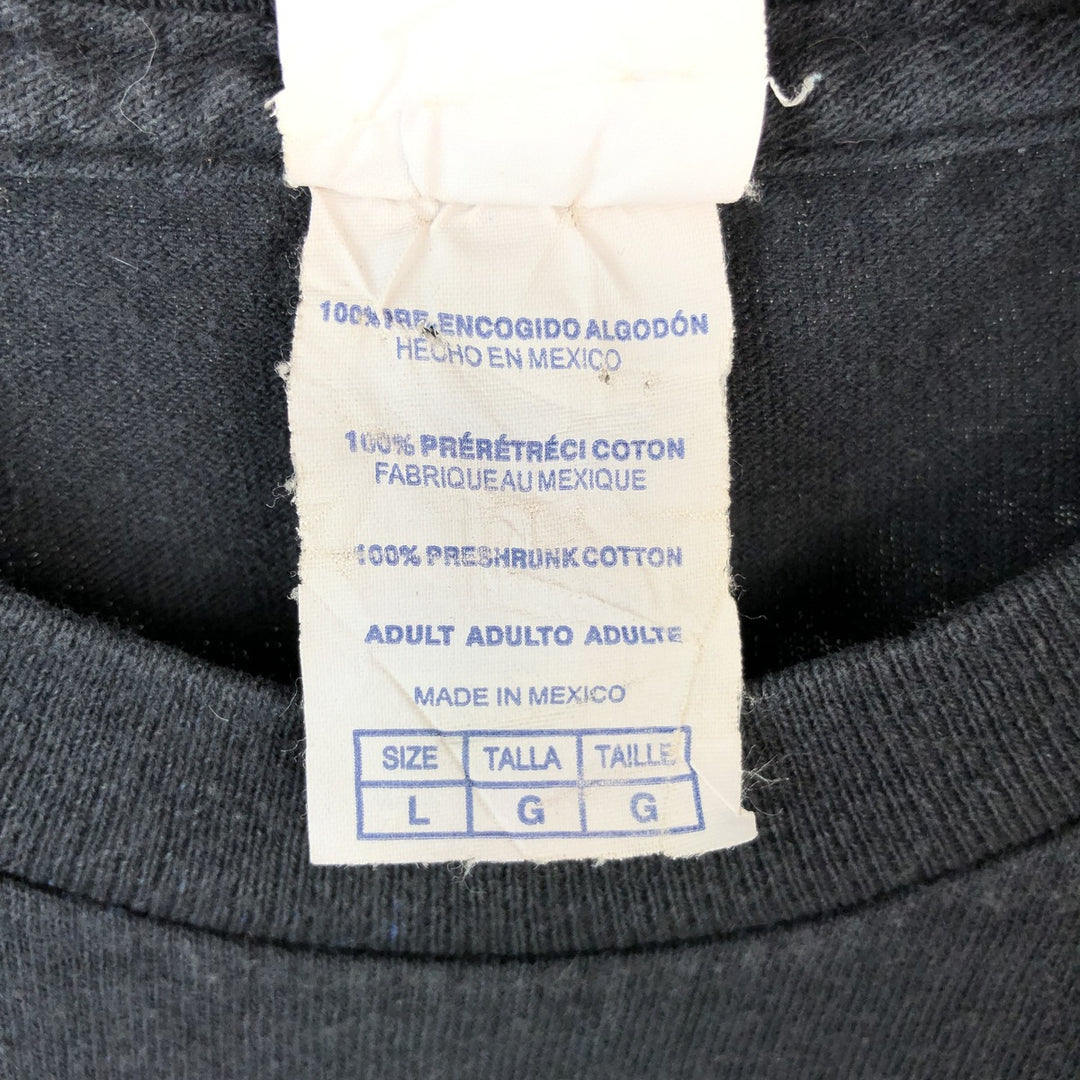 2000'S Delta Pink Floyd Band T-shirt, Men's Size L (approx.) cotton black type Vintage Second Hand