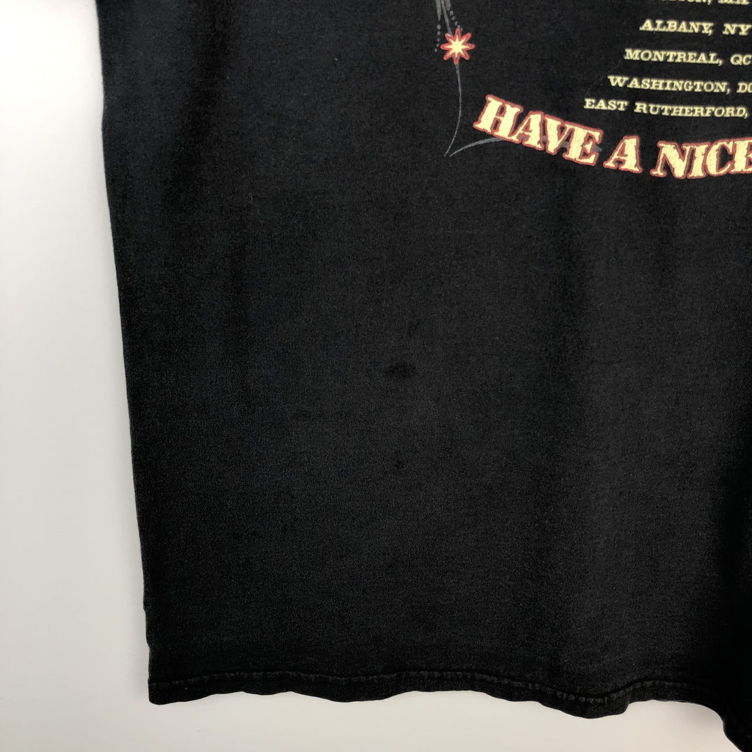 2000'S Hanes Bon Jovi Band T-shirt (Men's size L) cotton black type Vintage Second Hand