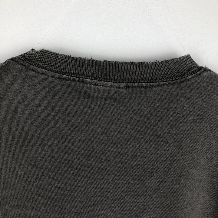 THE BEATLES Band T-shirt, Men's L size cotton Charcoal Vintage Second Hand