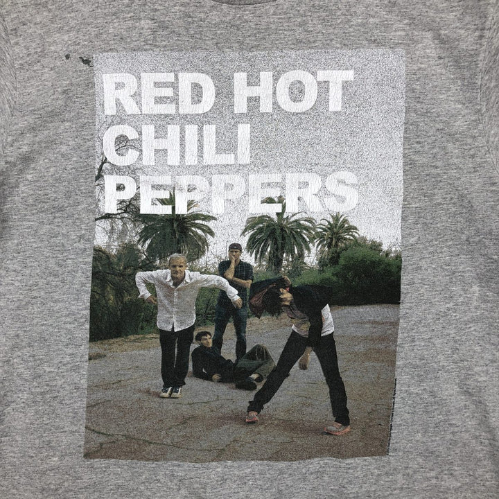 BRAVADO RED HOT CHILI PEPPERS Red Hot Chili Peppers Band T-shirt Band Tee Men's L size unclear gray type Vintage Second Hand