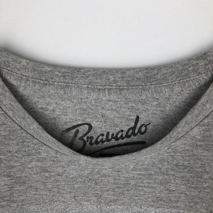 BRAVADO RED HOT CHILI PEPPERS Red Hot Chili Peppers Band T-shirt Band Tee Men's L size unclear gray type Vintage Second Hand