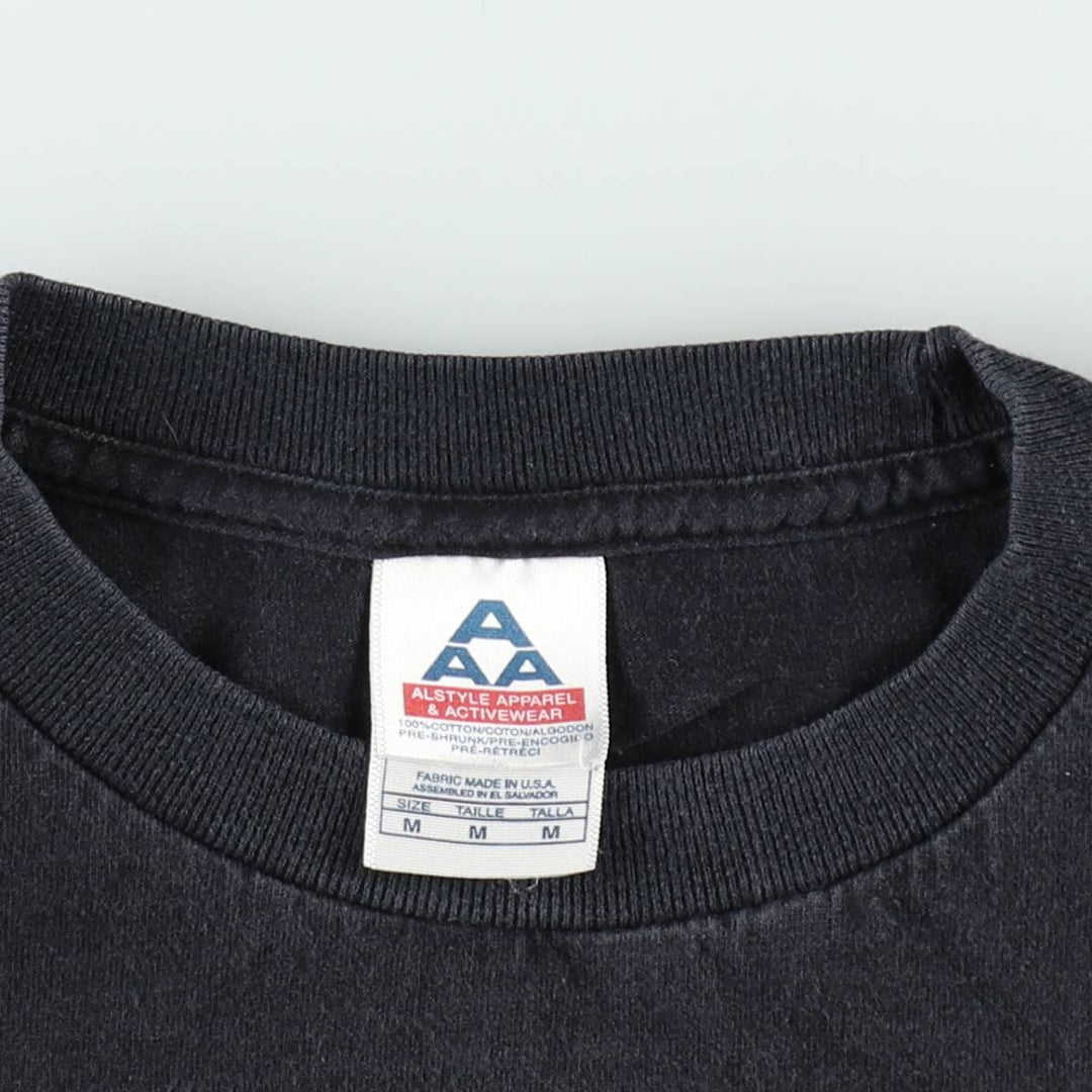 2000'S ALSTYLE The Rolling Stones Band T-shirt (Men's size M) cotton black type Vintage Second Hand