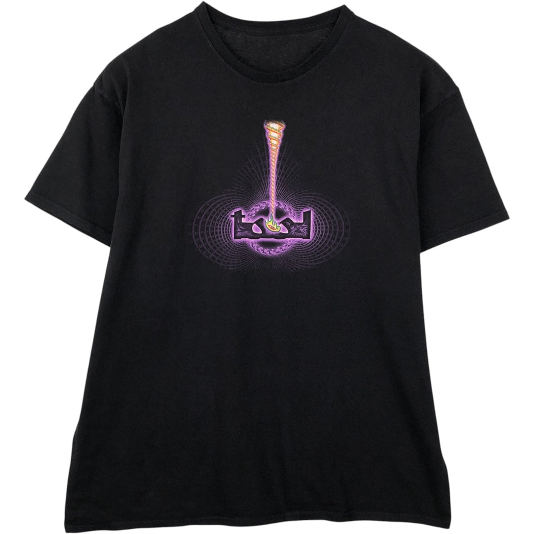 TOOL Band T-Shirt, Men's Size L unclear black type Vintage Second Hand