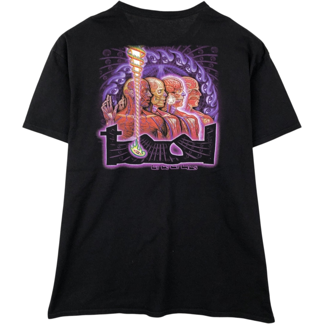 TOOL Band T-Shirt, Men's Size L unclear black type Vintage Second Hand