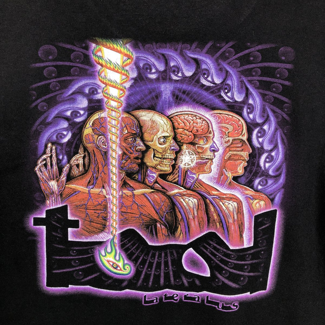 TOOL Band T-Shirt, Men's Size L unclear black type Vintage Second Hand