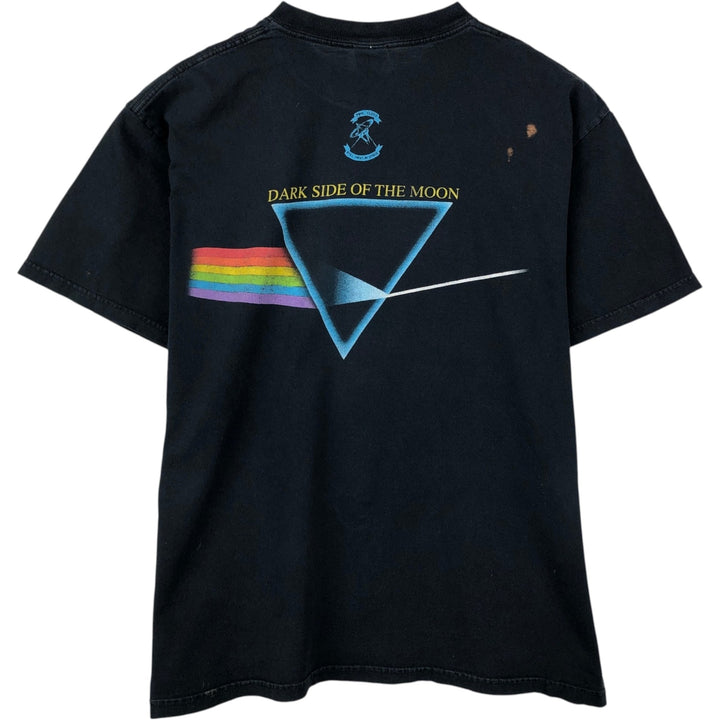 Anvil PINK FLOYD Pink Floyd Band T-shirt Band Tee Men's L size cotton black type Vintage Second Hand