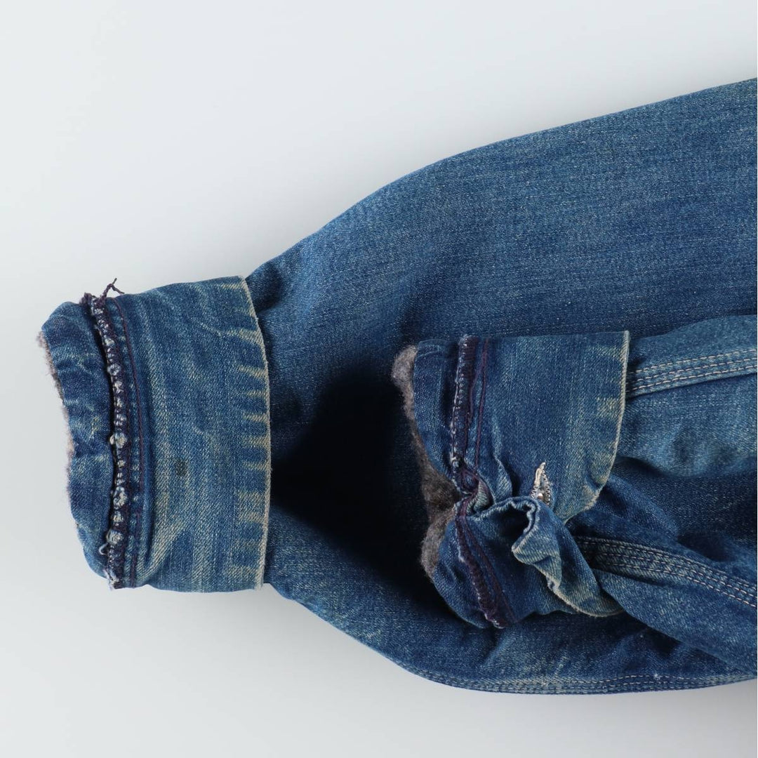 Vintage 1970'S Sears Work 'n Leisure denim coveralls, men's size XL unclear blue type Vintage Second Hand