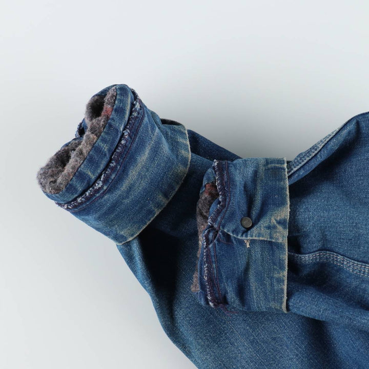 Vintage 1970'S Sears Work 'n Leisure denim coveralls, men's size XL unclear blue type Vintage Second Hand