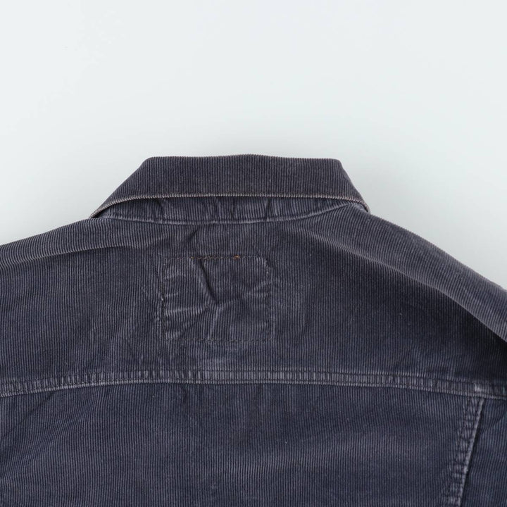 Levi's Corduroy Trucker Jacket, Men's Size XL (approx.) cotton navy blue type Vintage Second Hand