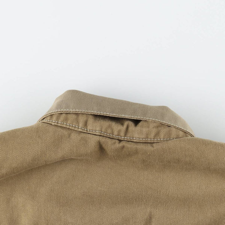 1990'S Levi's Trucker Jacket 71668-7726, Padded Cotton Twill Jacket, Men's Size L (Equivalent), Vintage cotton beige type brown Vintage Second Hand