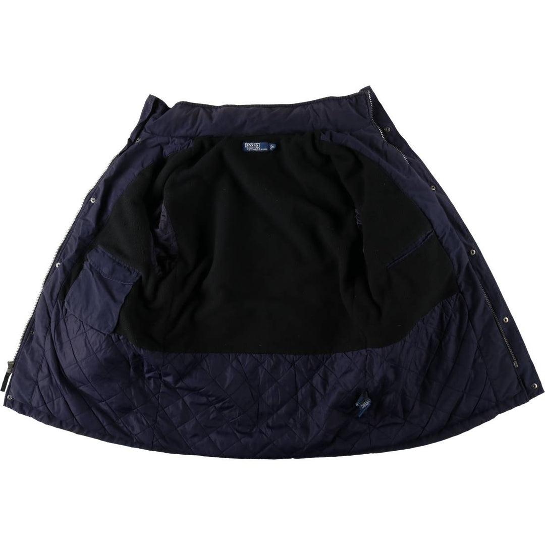 Ralph Lauren POLO by Ralph Lauren padded puffer jacket, men's size M cotton navy blue type Vintage Second Hand