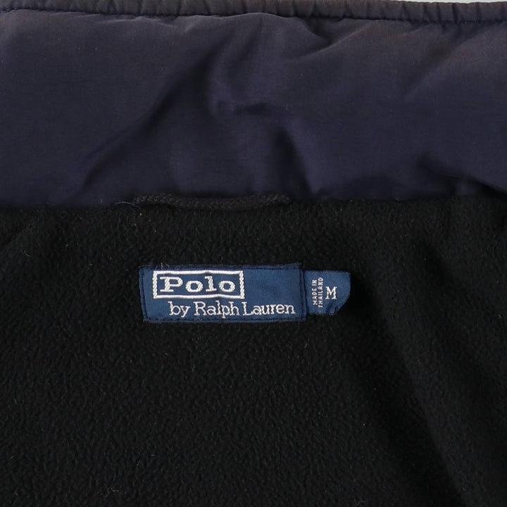 Ralph Lauren POLO by Ralph Lauren padded puffer jacket, men's size M cotton navy blue type Vintage Second Hand
