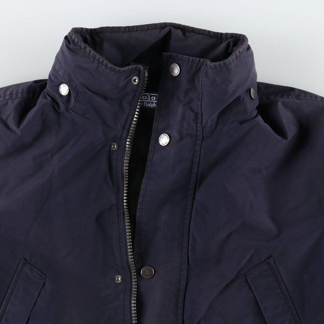 Ralph Lauren POLO by Ralph Lauren padded puffer jacket, men's size M cotton navy blue type Vintage Second Hand