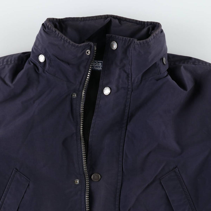 Ralph Lauren POLO by Ralph Lauren padded puffer jacket, men's size M cotton navy blue type Vintage Second Hand