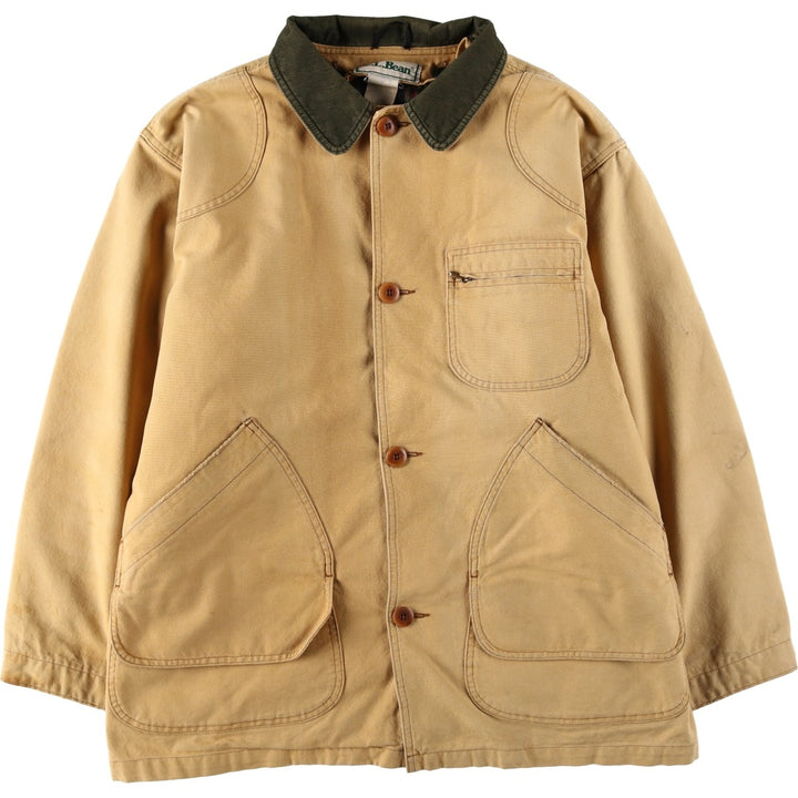 ~90'S LLBean PrimaLoft Duck Hunting Jacket, Men's XL (approx.) unclear Beige type Vintage Second Hand