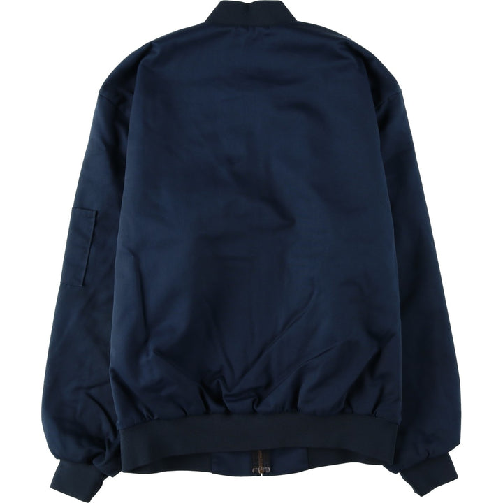 90'S Red Kap Work Blouson, Men's Size L (approx.), Vintage polyester navy blue type Vintage Second Hand