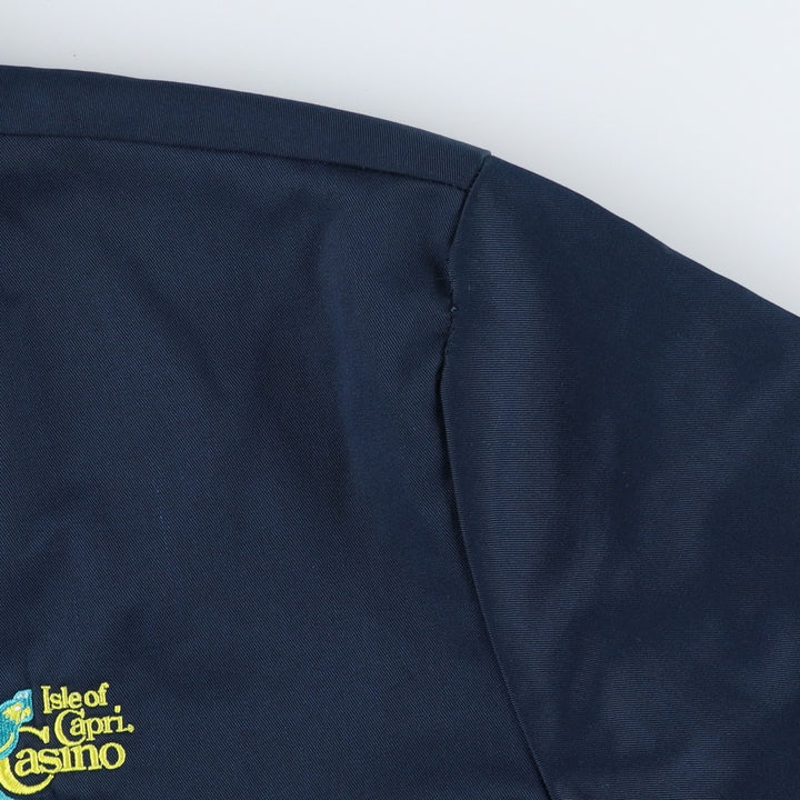 90'S Red Kap Work Blouson, Men's Size L (approx.), Vintage polyester navy blue type Vintage Second Hand