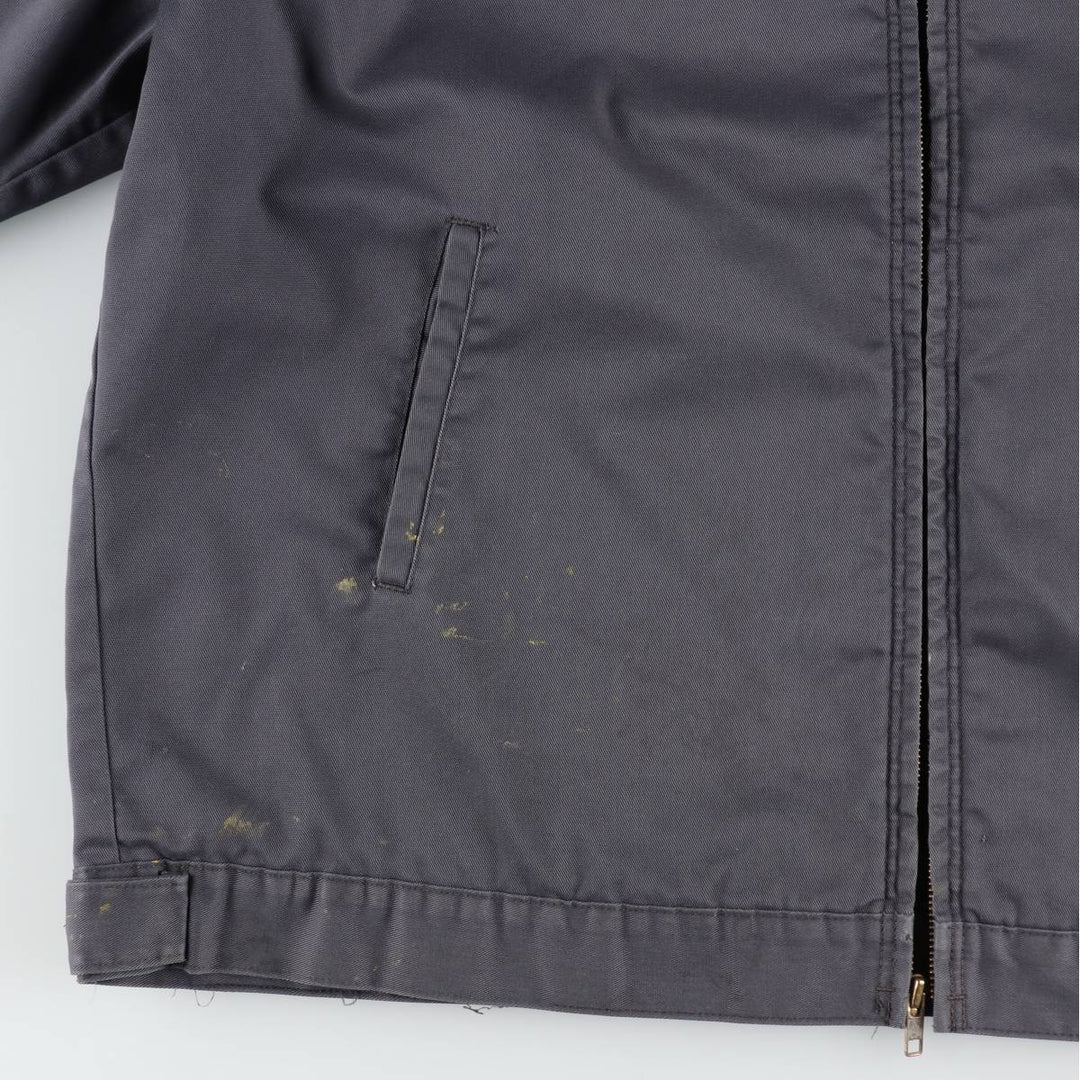 Red kap Work Jacket, Men's XL polyester Charcoal Vintage Second Hand