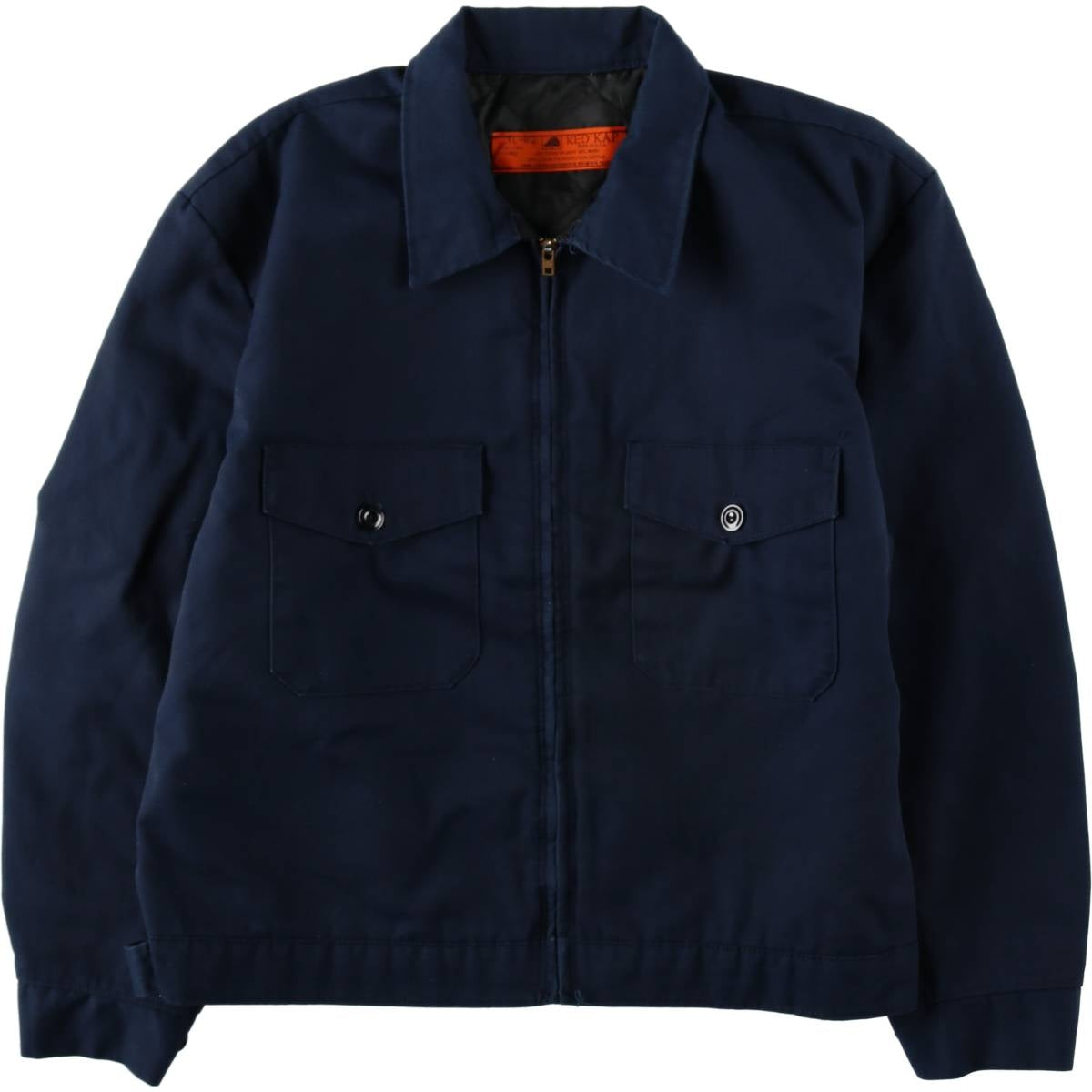 Vintage Red Kap Insulated Worker Jacket - Talon Zip, Made in