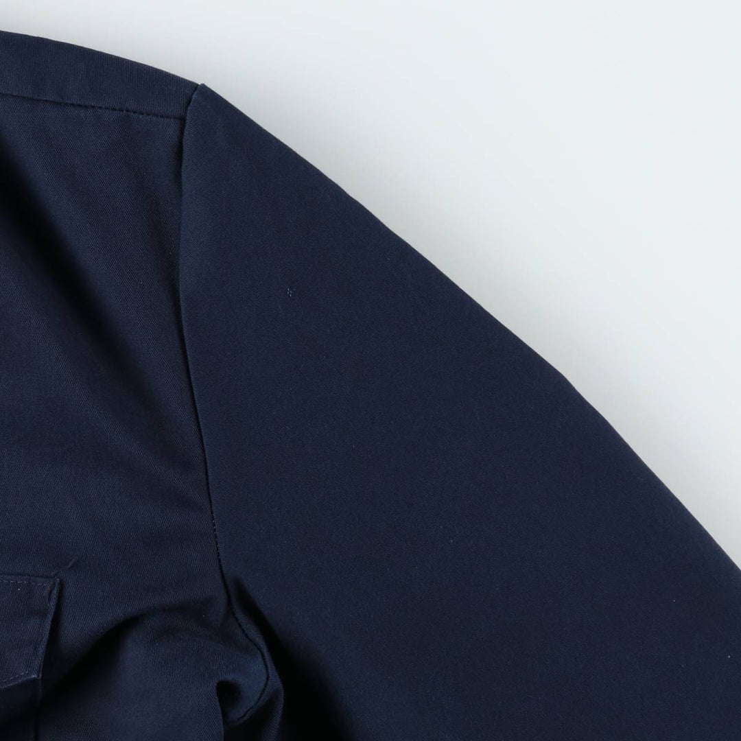 70s-80'S Red Kap Work Jacket, Made in USA, Men's XL equivalent, Vintage polyester navy blue type Vintage Second Hand