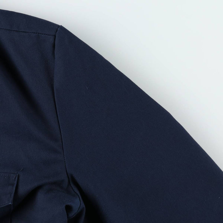70s-80'S Red Kap Work Jacket, Made in USA, Men's XL equivalent, Vintage polyester navy blue type Vintage Second Hand