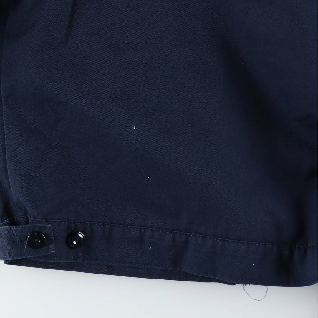 70s-80'S Red Kap Work Jacket, Made in USA, Men's XL equivalent, Vintage polyester navy blue type Vintage Second Hand