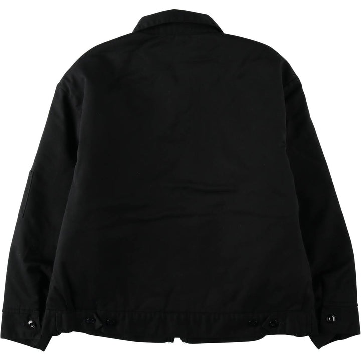 Dickies Eisenhower Jacket, padded work jacket, men's size XL polyester black type Vintage Second Hand