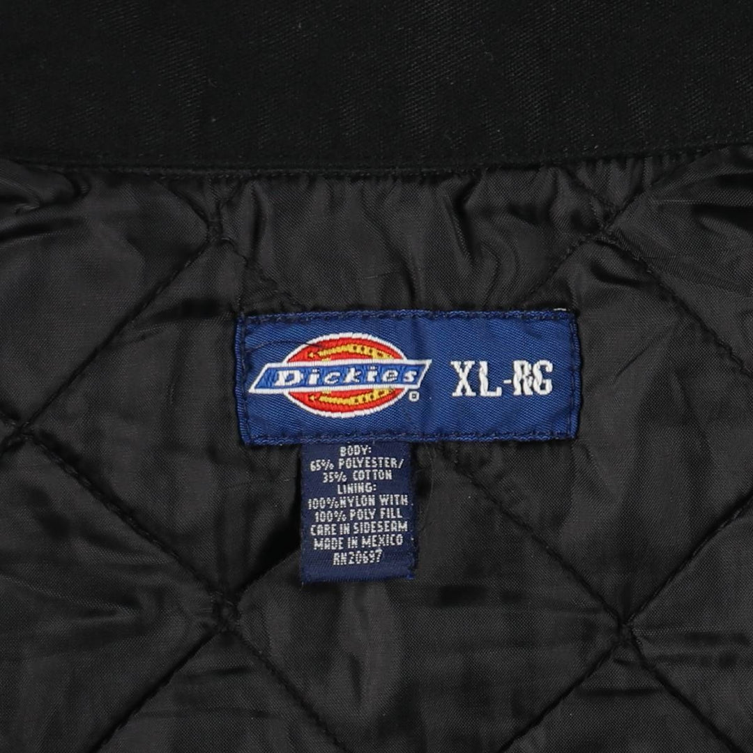 Dickies Eisenhower Jacket, padded work jacket, men's size XL polyester black type Vintage Second Hand