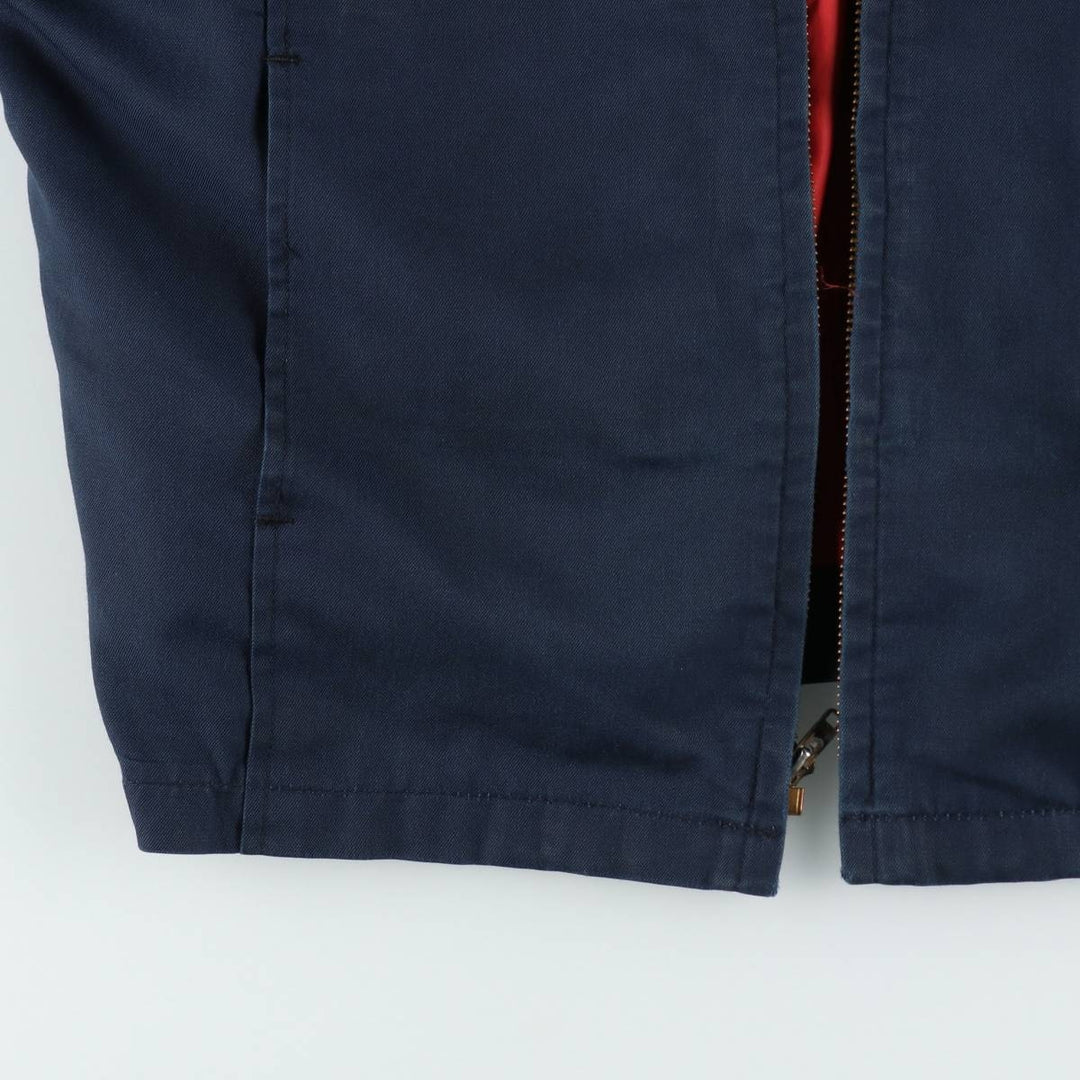 1960s-1970'S Unitog Padded Work Jacket, Made in USA, Men's Size L (Equivalent), Vintage unclear navy blue type Vintage Second Hand