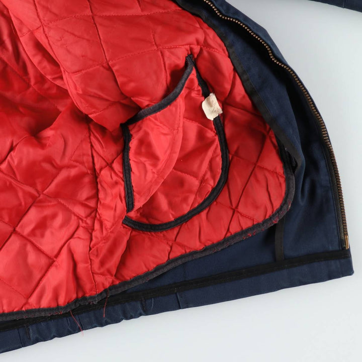 1960s-1970'S Unitog Padded Work Jacket, Made in USA, Men's Size L (Equivalent), Vintage unclear navy blue type Vintage Second Hand