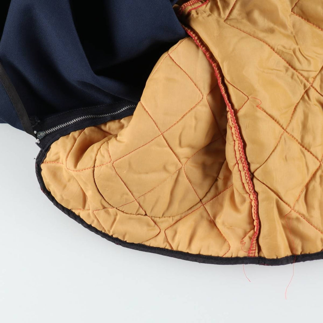 1960s-1970'S Unitog Padded Work Jacket, Made in USA, Men's Size L (Equivalent), Vintage unclear navy blue type Vintage Second Hand