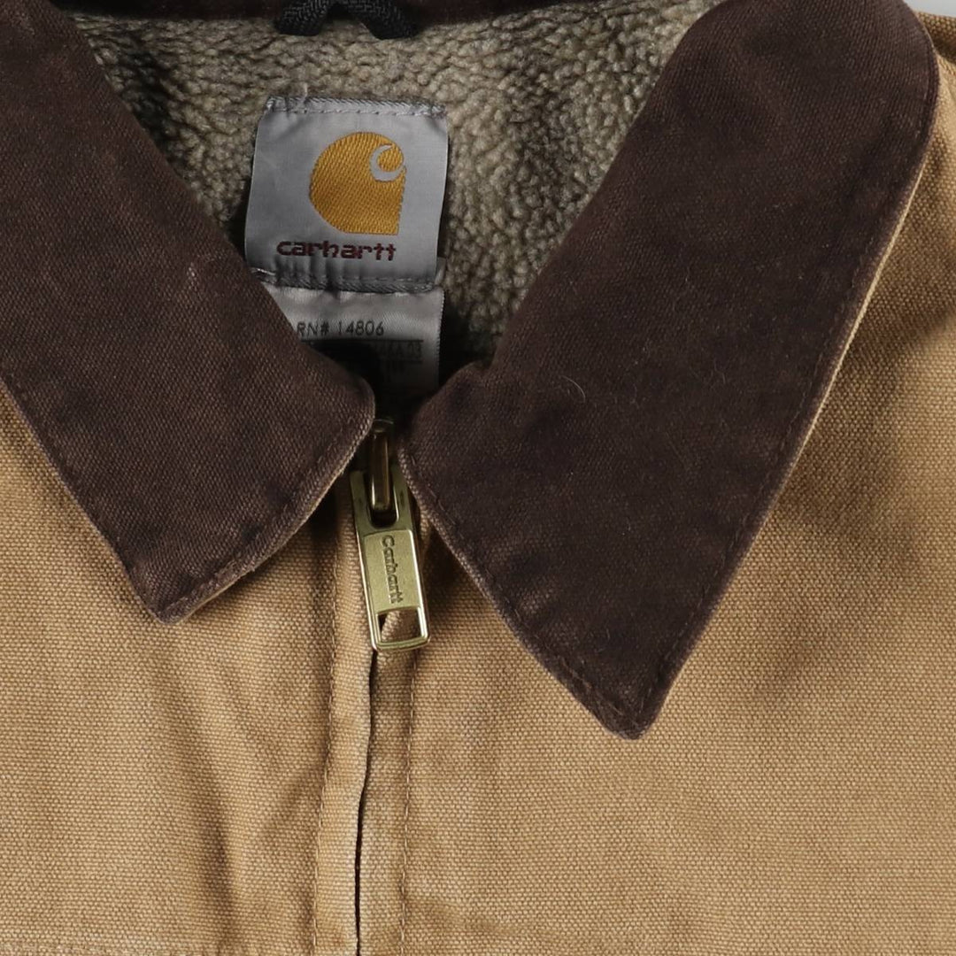 2000'S Carhartt Ridgecoat Duck Work Jacket, Men's Size XL (approx.) cotton Beige type Vintage Second Hand