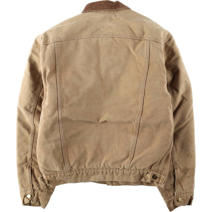 Carhartt Trucker Jacket Duck Work Jacket Men's Size L (approx.) unclear Beige type Vintage Second Hand