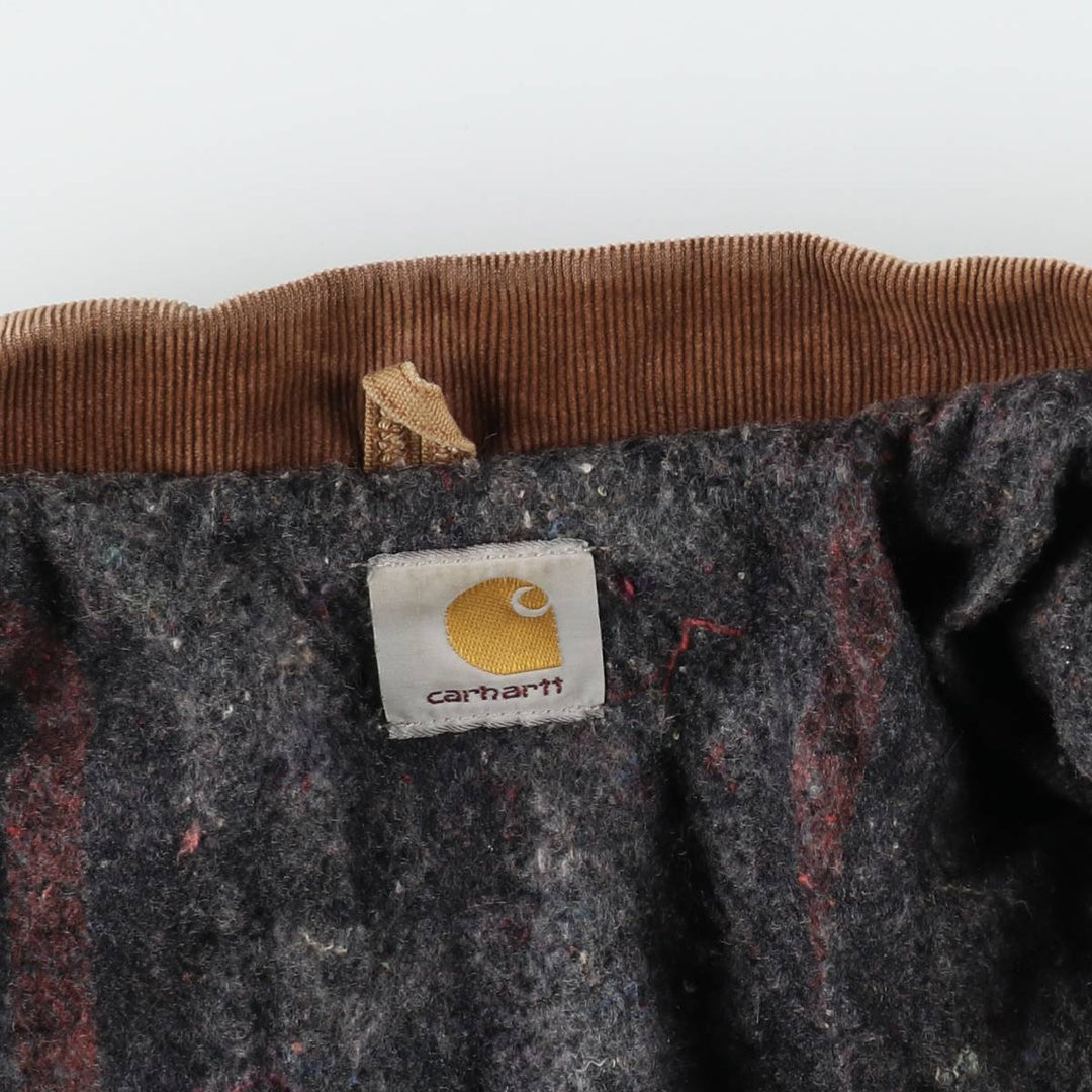 Carhartt Trucker Jacket Duck Work Jacket Men's Size L (approx.) unclear Beige type Vintage Second Hand