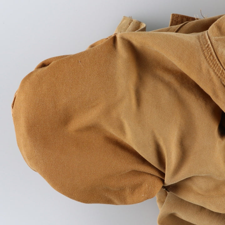 ~90'S Carhartt Traditional Coat, Padded Duck Work Jacket, Made in USA, Men's Size L (Equivalent), Vintage unclear ocher yellow type Vintage Second Hand