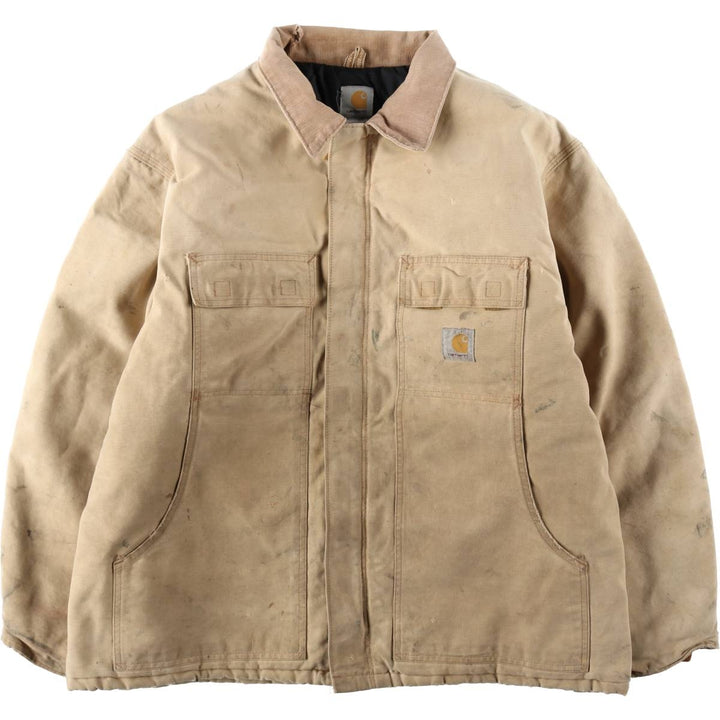 Carhartt Traditional Padded Duck Work Jacket, Men's Size XL unclear brown type Vintage Second Hand