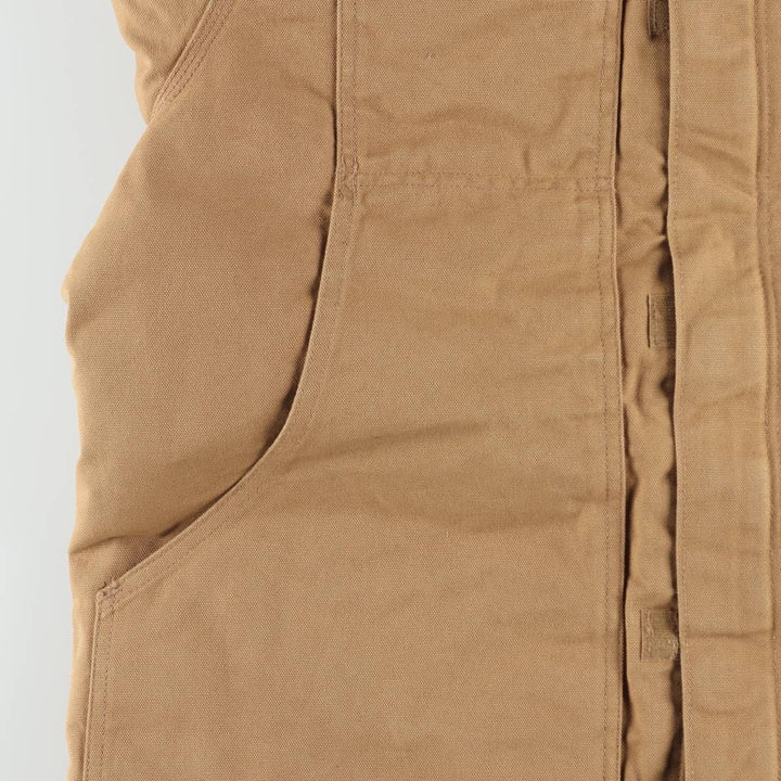 90'S Carhartt Traditional Padded Duck Work Jacket, Made in USA, Men's Size L, Vintage cotton beige type brown Vintage Second Hand
