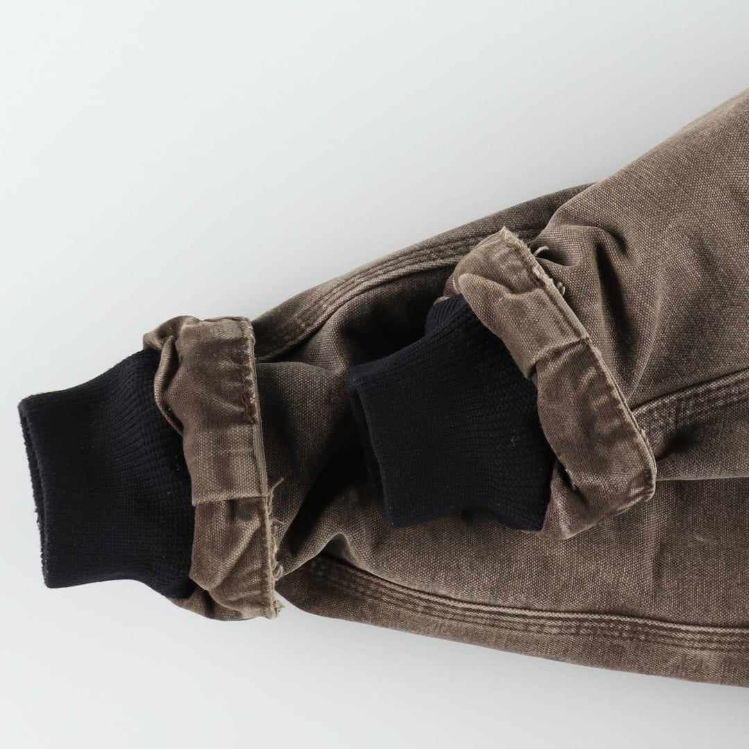 2000'S Carhartt Padded Traditional Coat Duck Work Jacket Made in USA Men's Size L (approx.) cotton brown type Vintage Second Hand