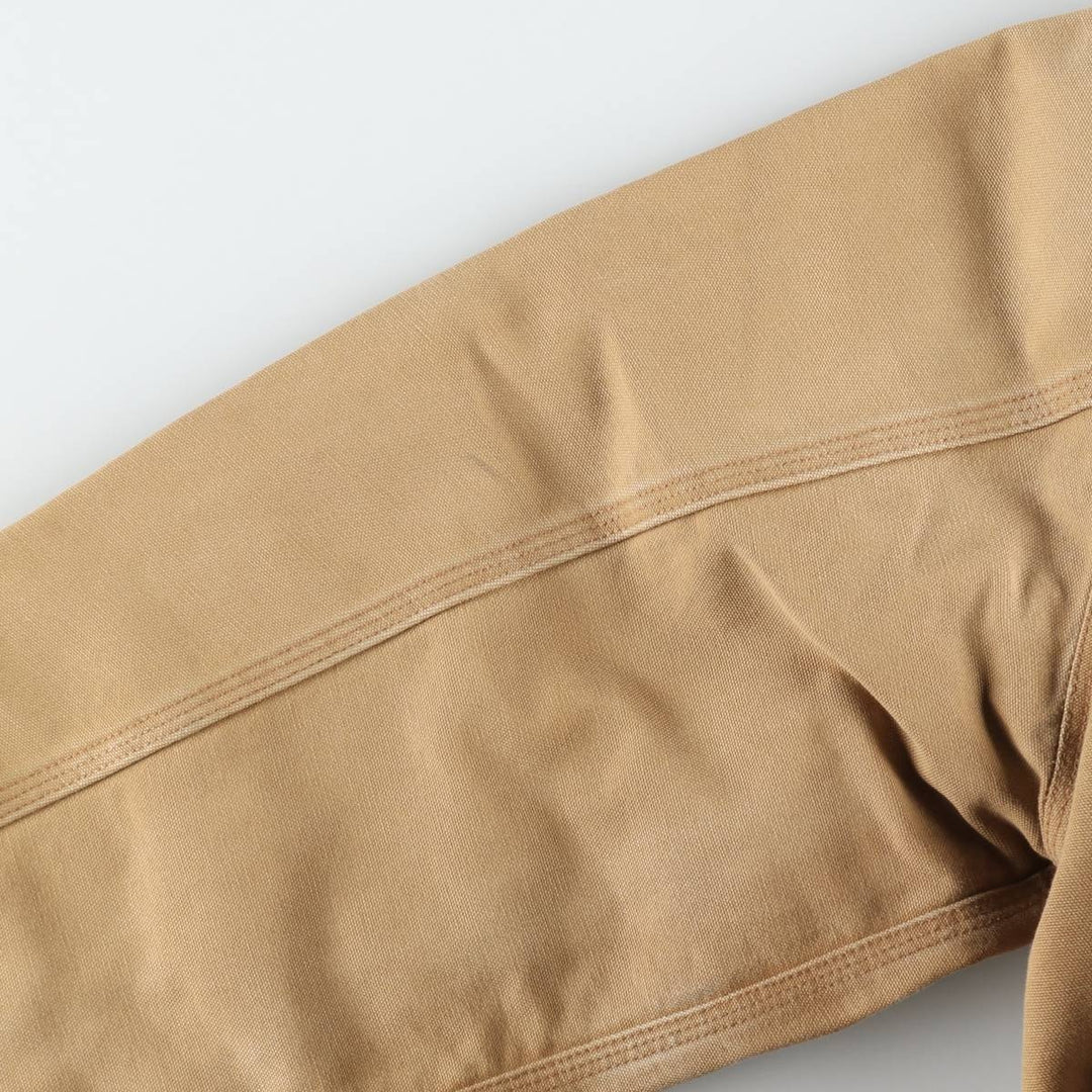 Carhartt Active Jacket Duck Full Zip Hoodie Men's XL unclear Beige type Vintage Second Hand