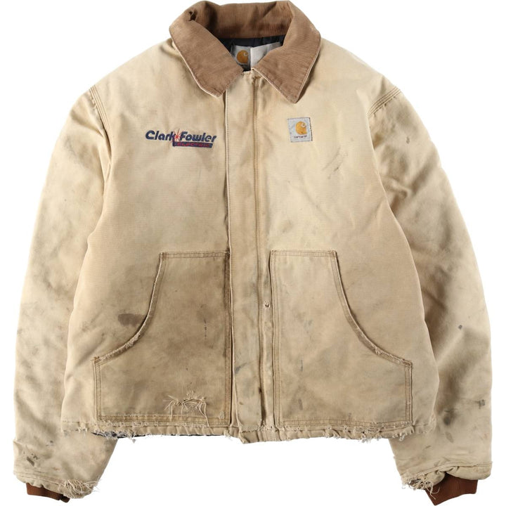Carhartt Traditional Padded Duck Work Jacket, Men's XL unclear brown type Vintage Second Hand