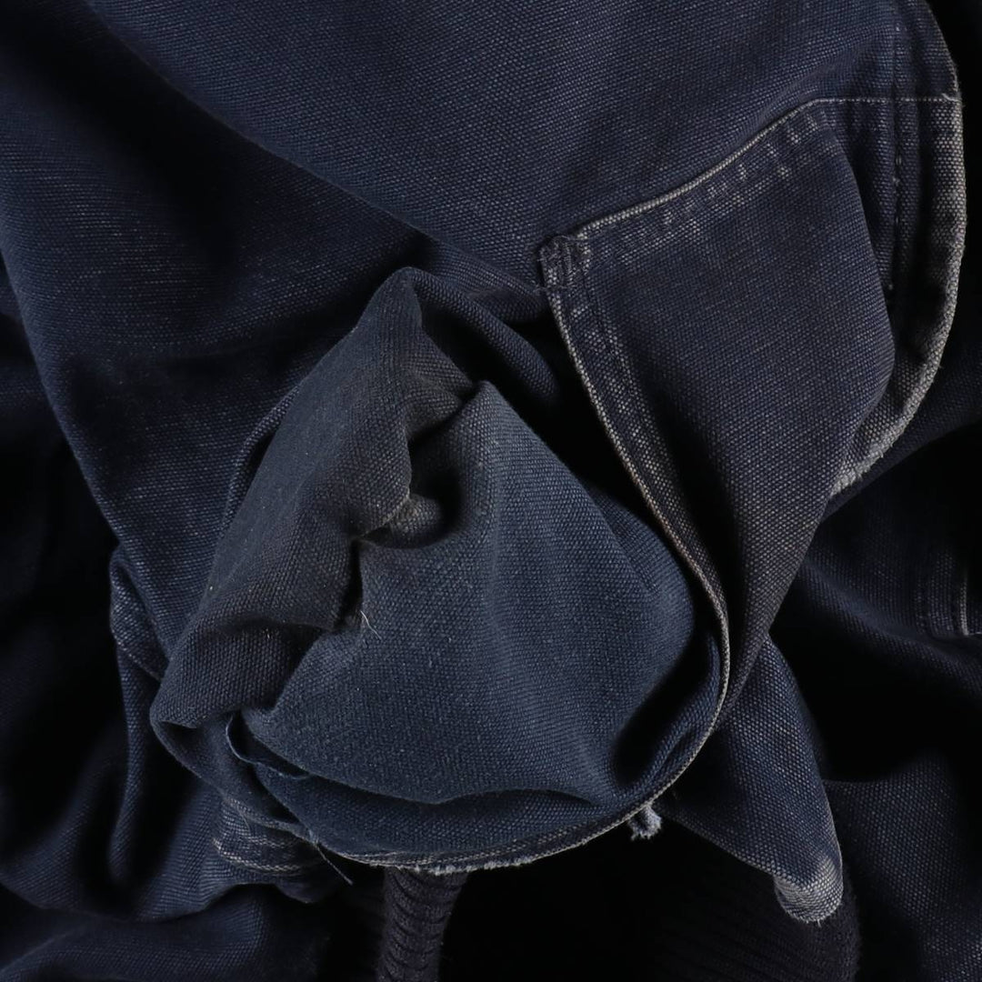 Carhartt Active Jacket, Padded Duck Full-Zip Hoodie, Made in USA, Men's Size L cotton navy blue type Vintage Second Hand