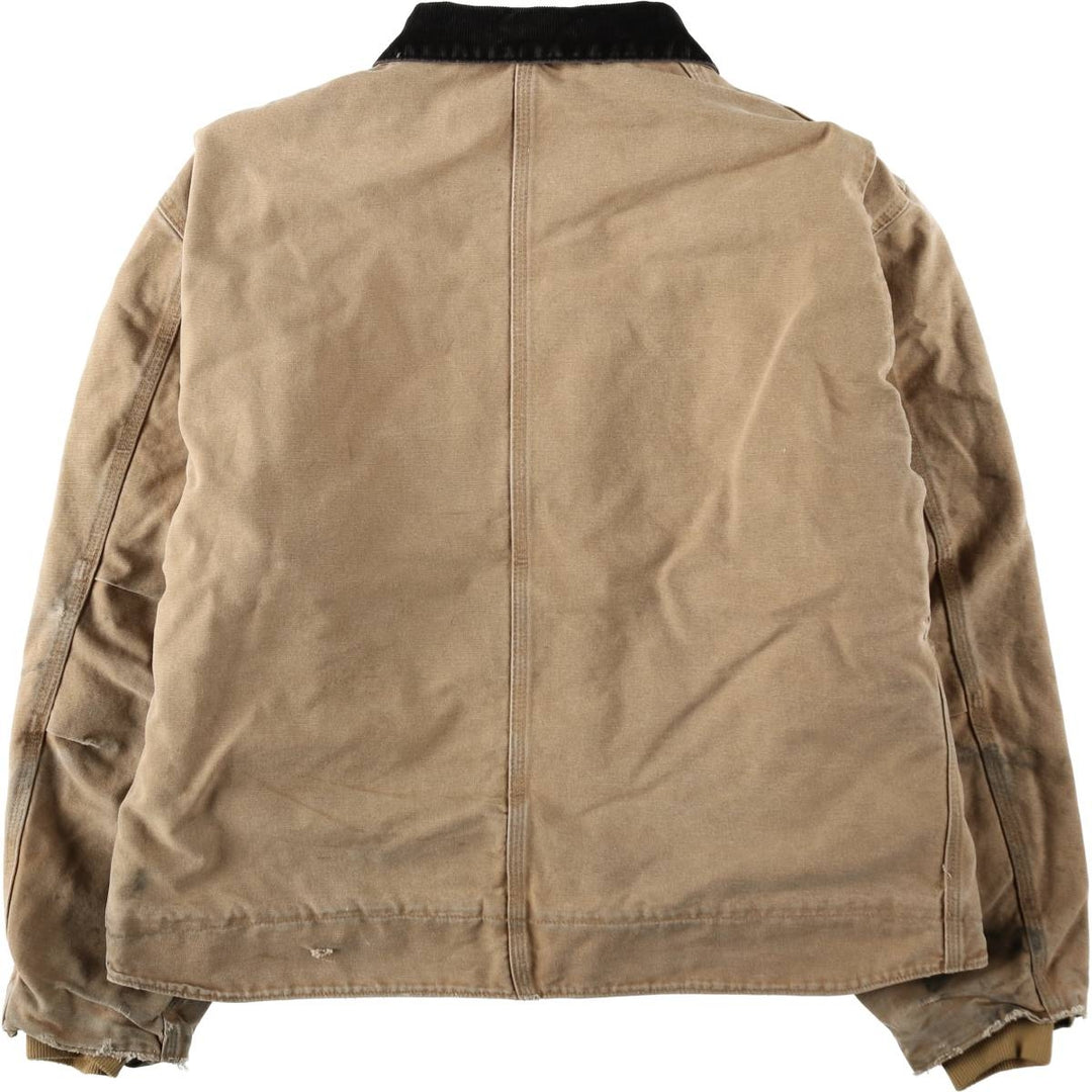 2000'S Carhartt Traditional Padded Duck Work Jacket, Men's Size XL cotton brown type Vintage Second Hand