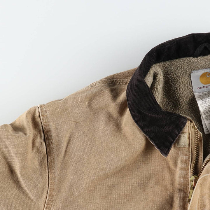 2000'S Carhartt Traditional Padded Duck Work Jacket, Men's Size XL cotton brown type Vintage Second Hand