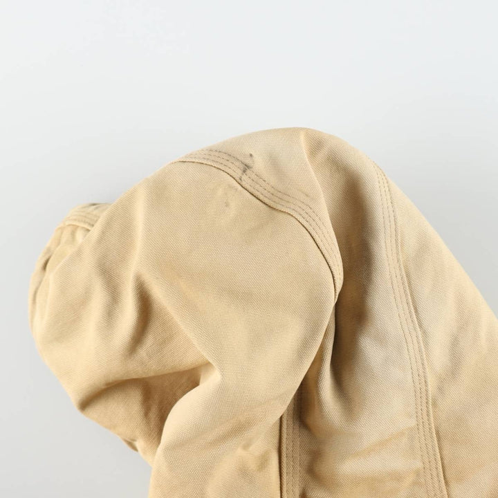 00'S Carhartt Active Jacket, Padded Duck Full Zip Hoodie, Men's XXL cotton ocher yellow type Vintage Second Hand