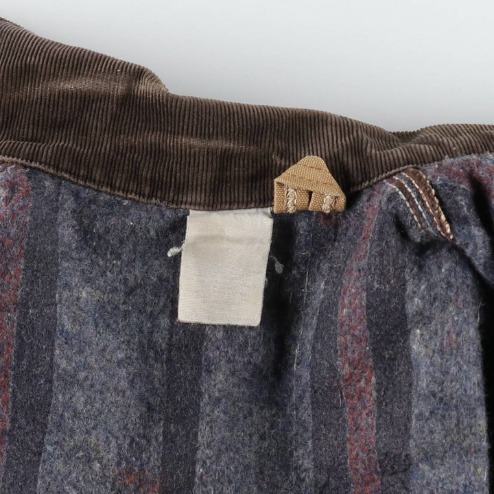 Carhartt Michigan Chore Coat Duck Coverall Men's XL Size unclear brown type Vintage Second Hand