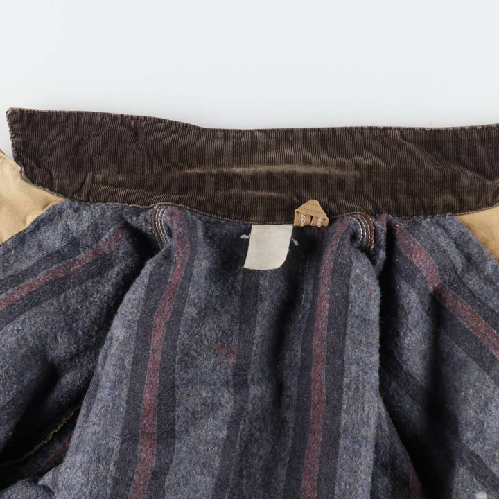 Carhartt Michigan Chore Coat Duck Coverall Men's XL Size unclear brown type Vintage Second Hand