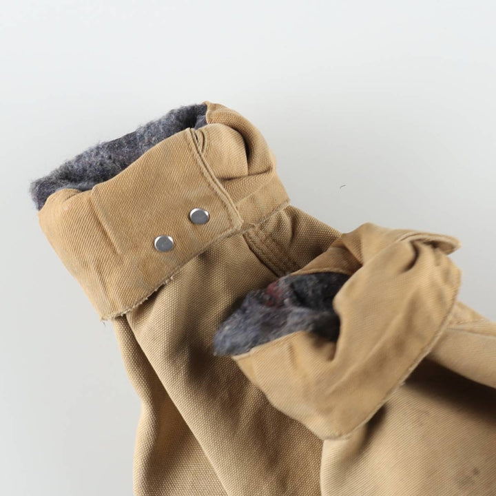 Carhartt Michigan Chore Coat Duck Coverall Men's XL Size unclear brown type Vintage Second Hand