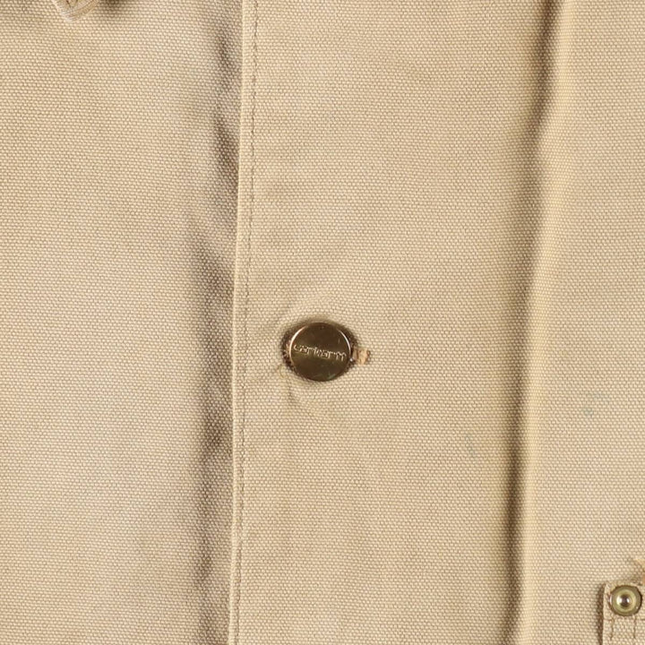 Carhartt Michigan Chore Coat Duck Work Jacket Men's XXL equivalent unclear Beige type Vintage Second Hand