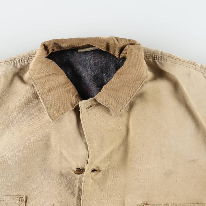Carhartt Michigan Chore Coat Duck Work Jacket Men's XXL equivalent unclear Beige type Vintage Second Hand