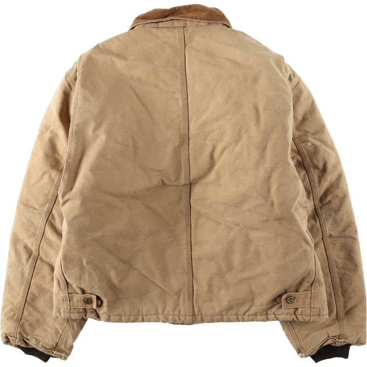 ~90'S Carhartt Traditional Jacket, Padded Duck Work Jacket, Made in USA, Men's XXL equivalent, Vintage cotton brown type Vintage Second Hand